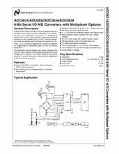 DataSheet ADC0834 pdf